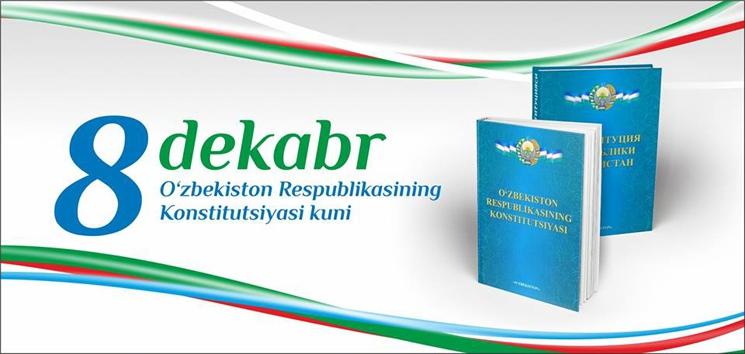 Sizni Konstitutsiya kuni bilan tabriklaymiz!